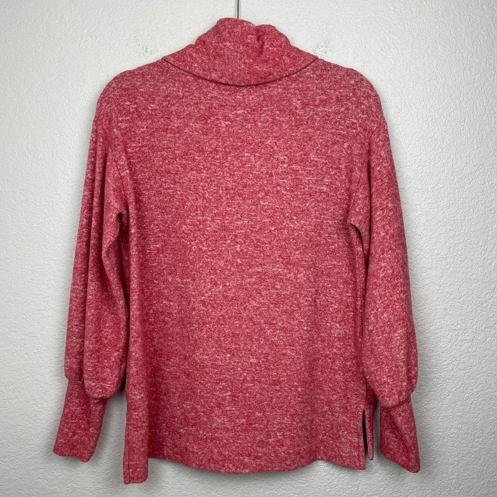 Maeve Anthropologie Sweater Womens Extra Small XS Red Knit‎ Cowl Neck